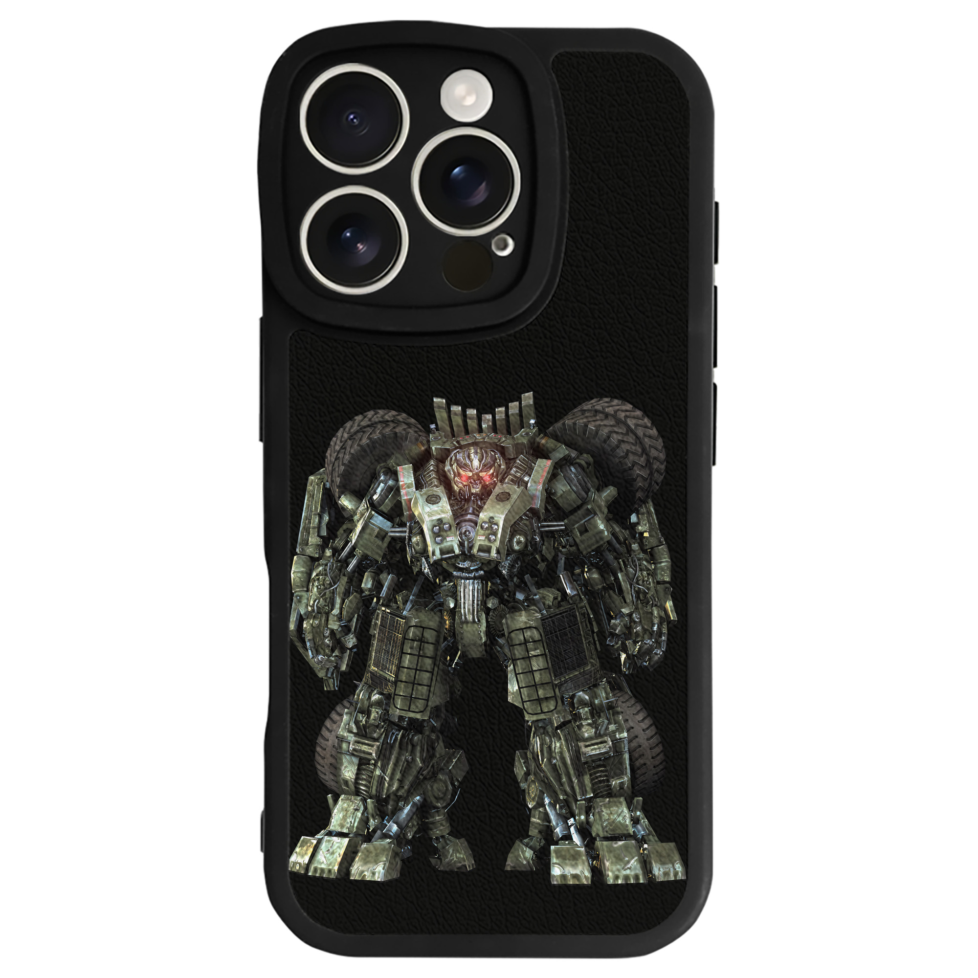 （画像用） Transformers トランスフォーマー 【iPhone 16シリーズ対応】シリコンスマホケース（レザー調） 材質：シリコン